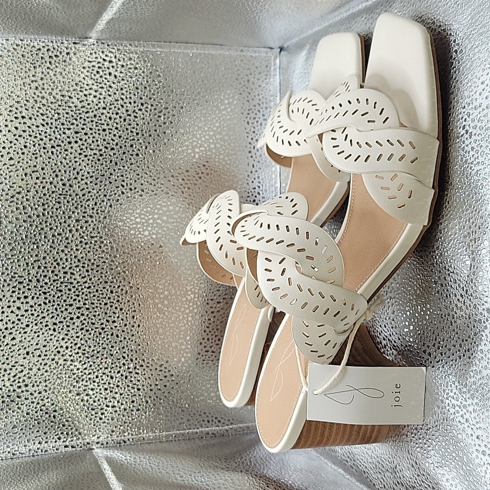 Joie | NIB Ivory Laser-cut Summer Pump 8.5 Classy Slip on
